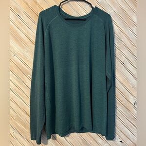 lululemon athletica Teal Men’s Athletic Long Sleeve Workout Top
